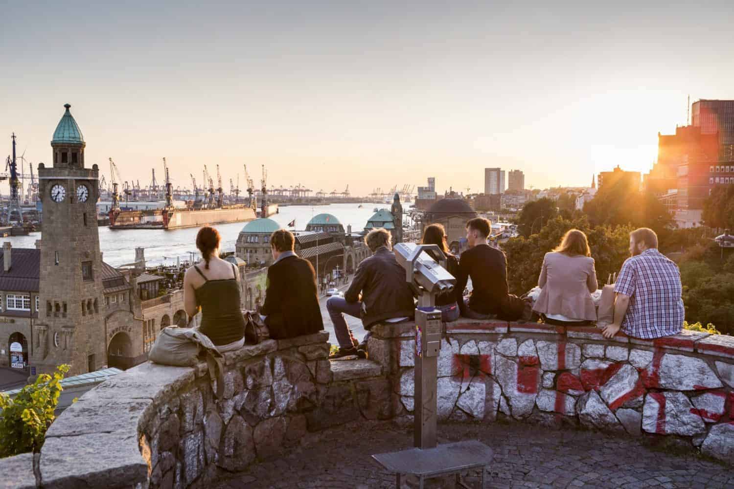 Blick auf die Elbe - Image: Mediaserver Hamburg, Joerg Modrow