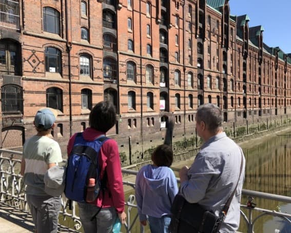 Unterwegs in der Speicherstadt Unterwegs in der Speicherstadt