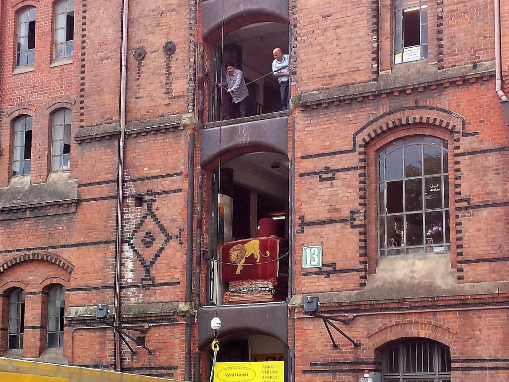 Lifting oriental carpets in the Warehouse District