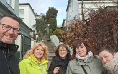 Treppenviertel mit Herz