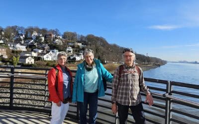 Fesselnder Greet mit Doris durch Blankenese