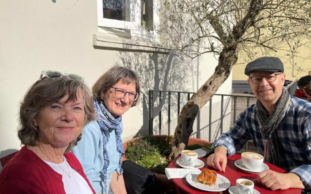 Strahlender Sonnenschein in Blankenese